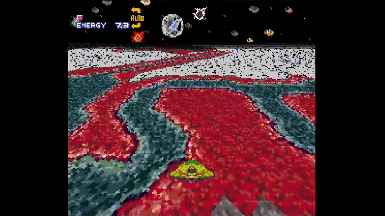 Super Metroid - Flying the Ship