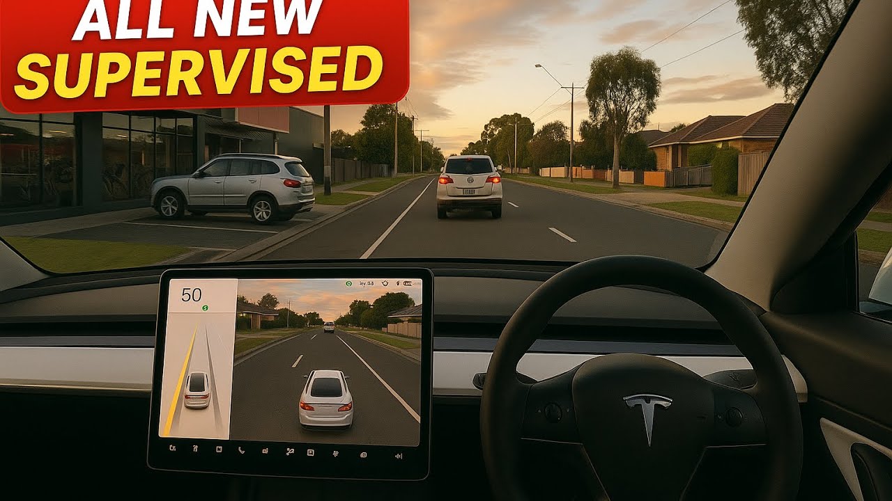 🏋️‍♂️ Безупречный Tesla FSD: езжайте домой из спортзала! (Тест FSD под наблюдением специалистов А...