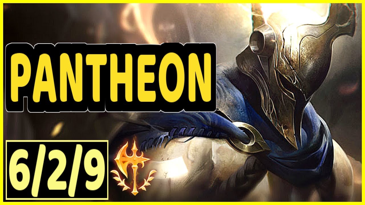 PANTHEON VS NAMI - 6/2/9 KDA SUPPORT GAMEPLAY