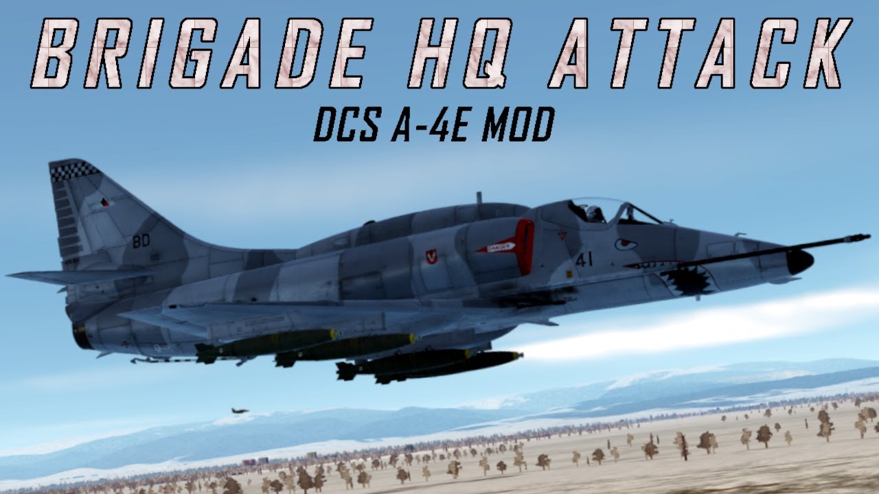 Атака на штаб вражеской бригады | DCS A-4 Skyhawk Mod