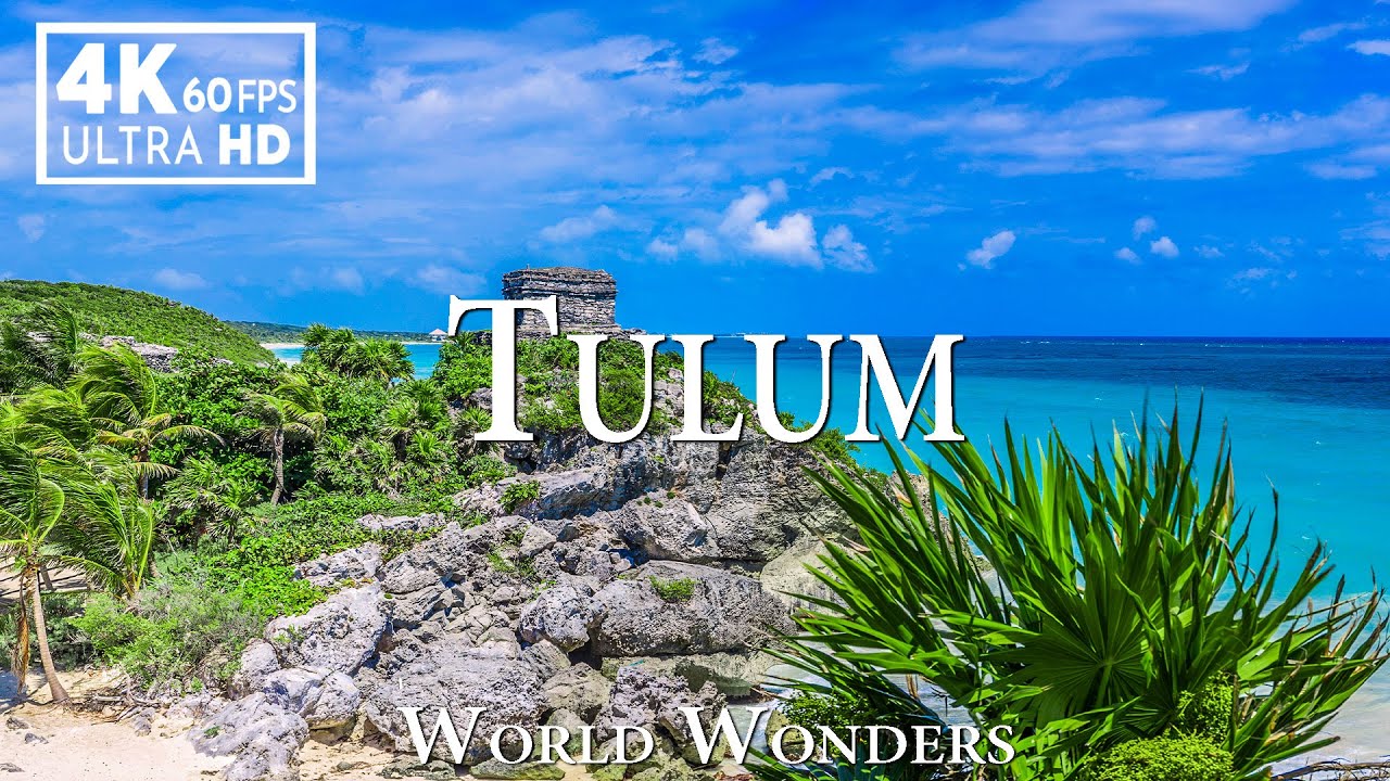 TULUM MEXICO (4K UHD) - Relaxing Piano Music With Beautiful Scenery Nature - 4K Video Ultra HD