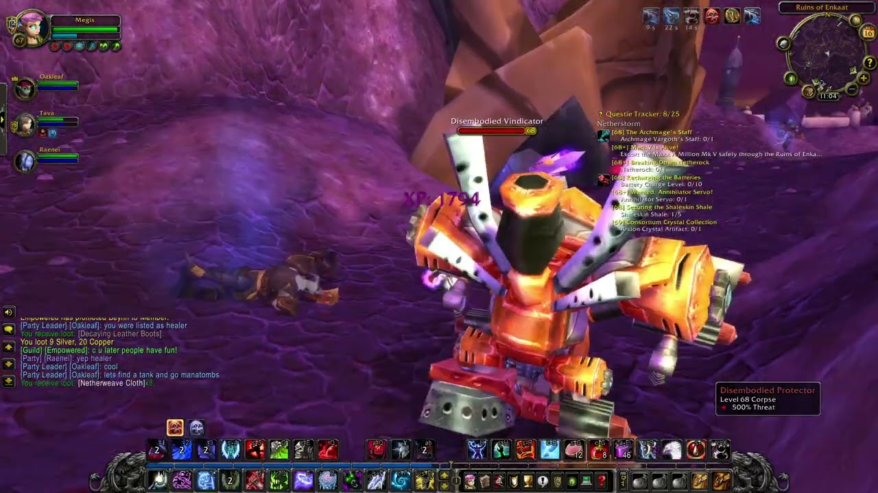 WoW TBC - Netherstorm Questing And Leveling
