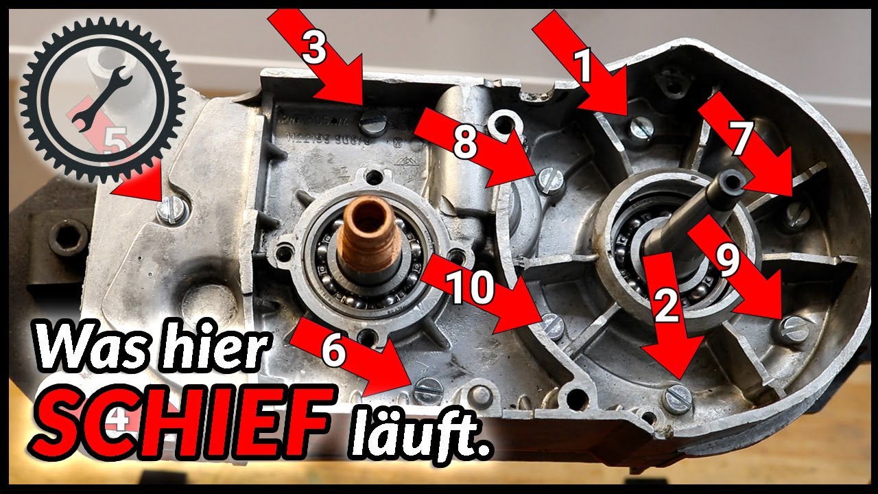 Simson S51 Motor - Auch hier passieren Fehler