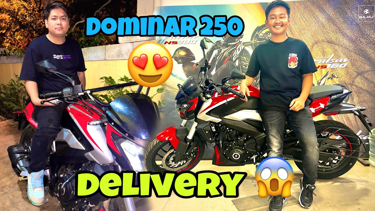 Taking Delivery of Dominar 250🎉❤️|| @Tshering123