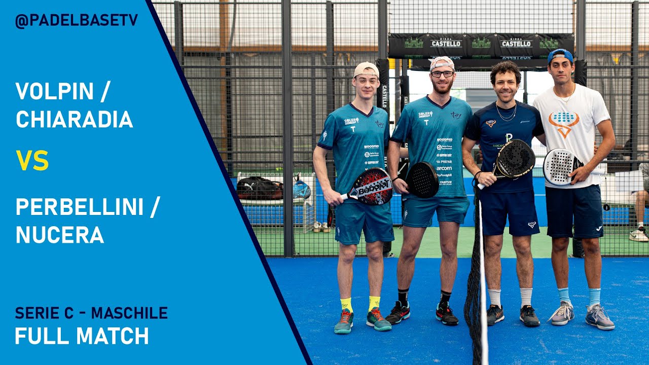 SERIE C - SOLERO' VS AREA PADEL A - Volpin / Chiaradia VS Perbellini / Nucera