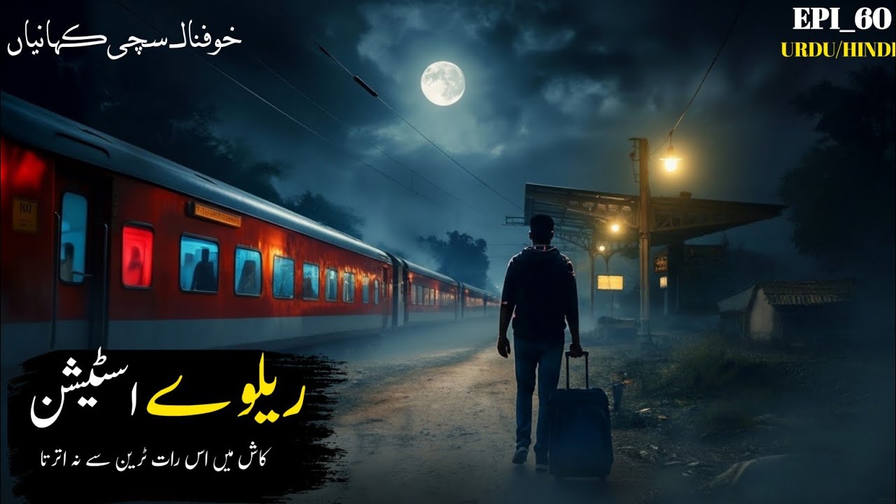 Midnight Train Horror Story | Ek Weeran Station Ka Raaz | True Scary Story Urdu  | Khauf Ka Safar