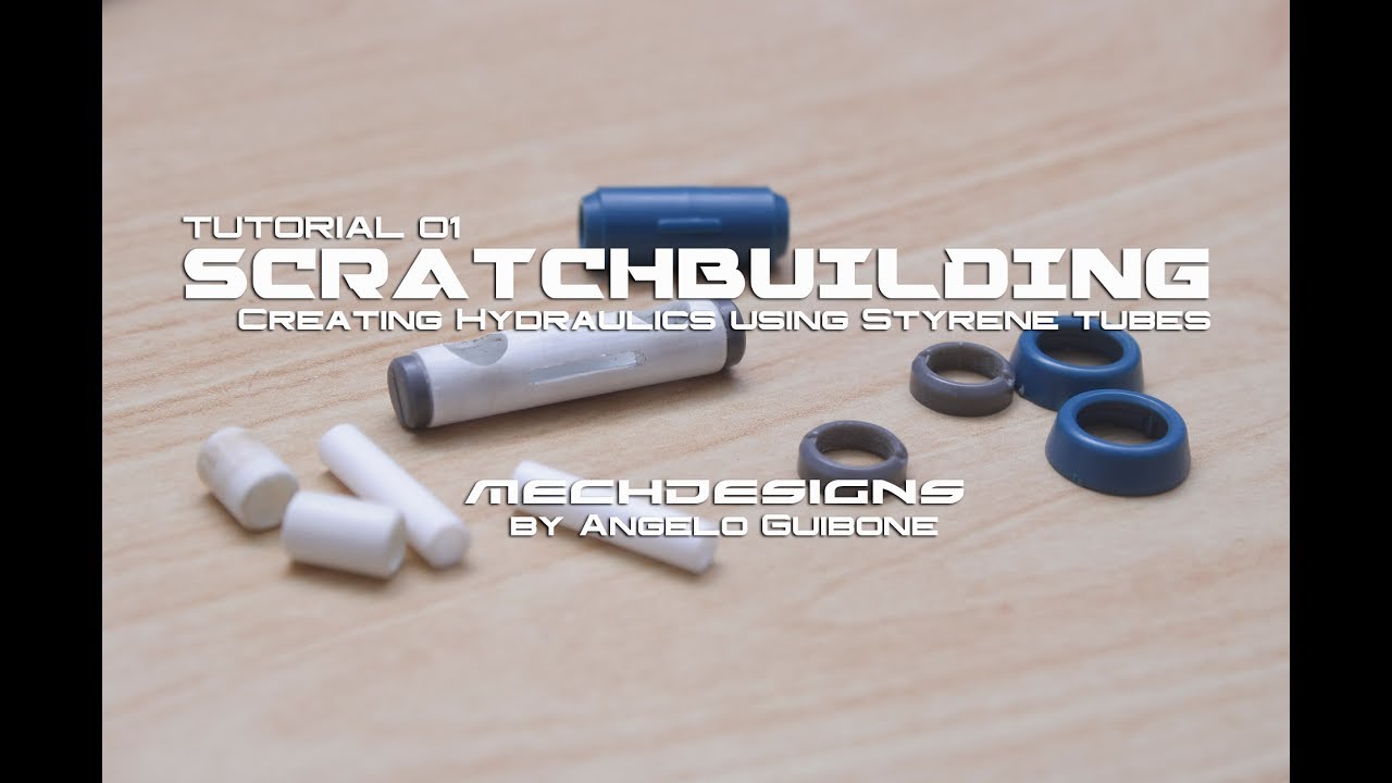 Scratchbuilding - Creating Hydraulics using Styrene tubes