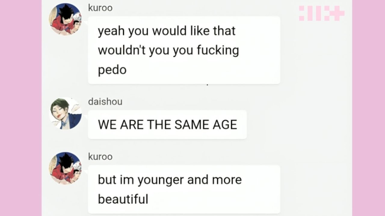 💫 'not cute anymore' by illit || HAIKYUU X KPOP || haikyuu texts