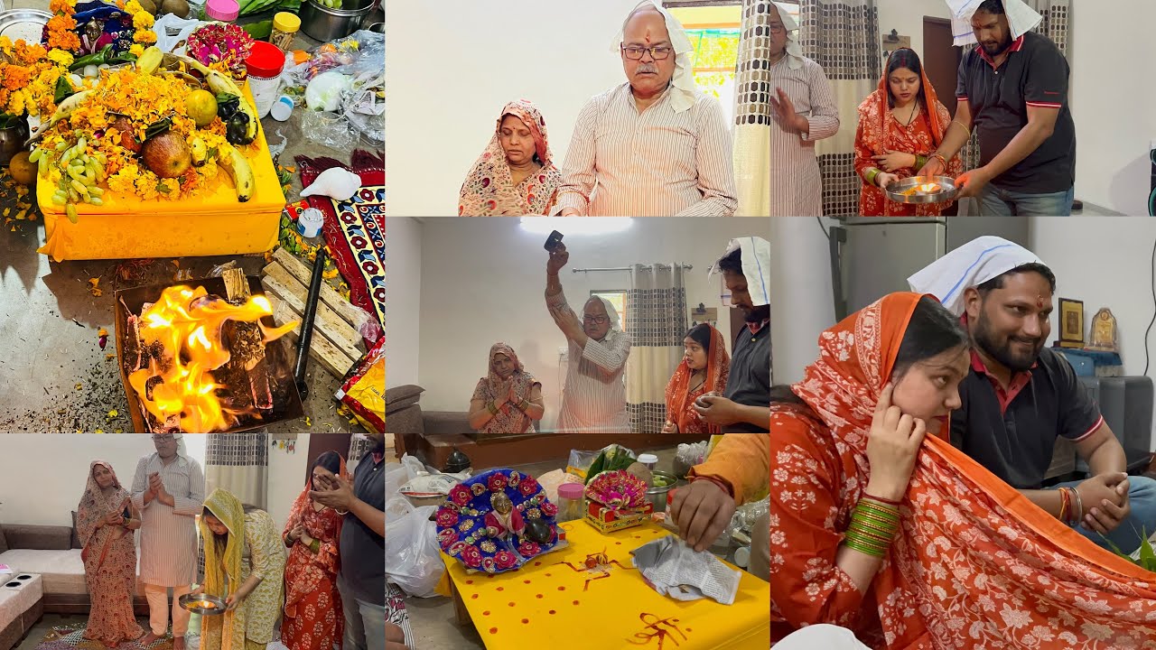 “Blessings, prayers & peaceful vibes at home 🪔✨”.    #satyanarayankatha 