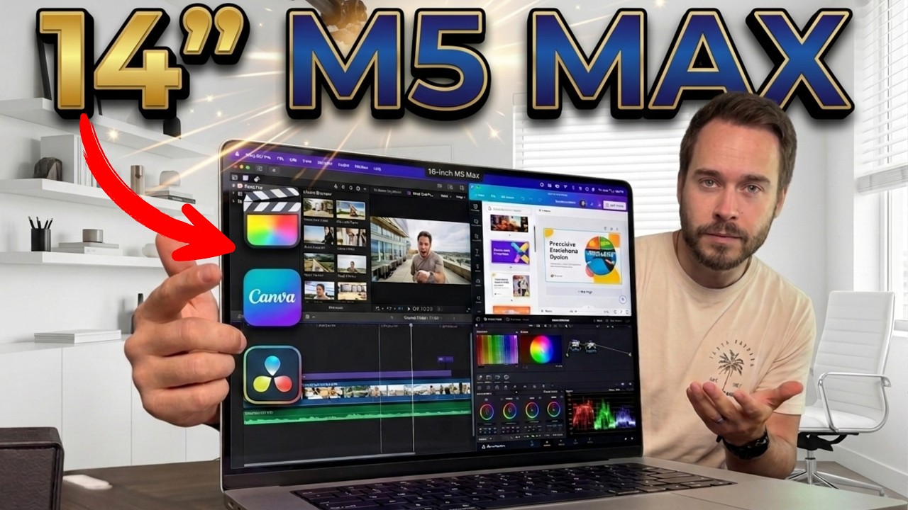 Trochę tego żałuję... 14-calowy MacBook Pro z czipem M5 Max