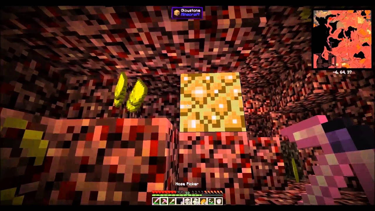 Let's Play DireWolf20   S1E4   The nether and making better tools