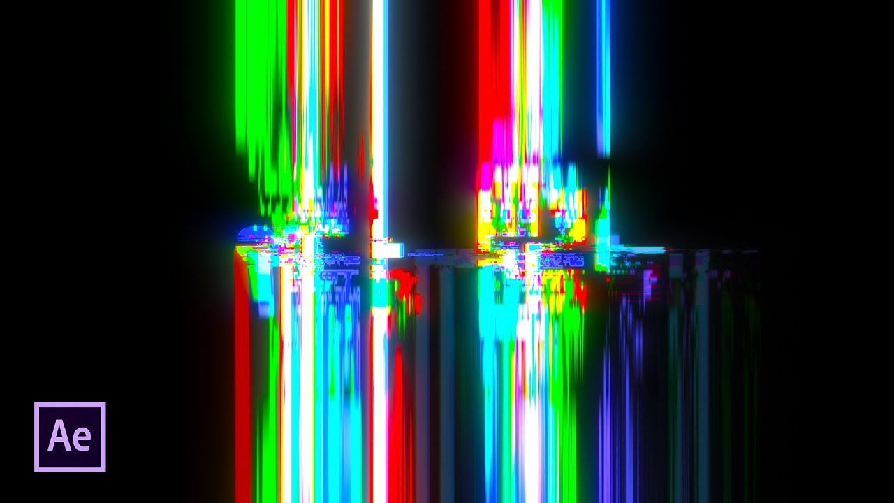 After Effects Tutorial - Super Glitch Text Animation in After Effects