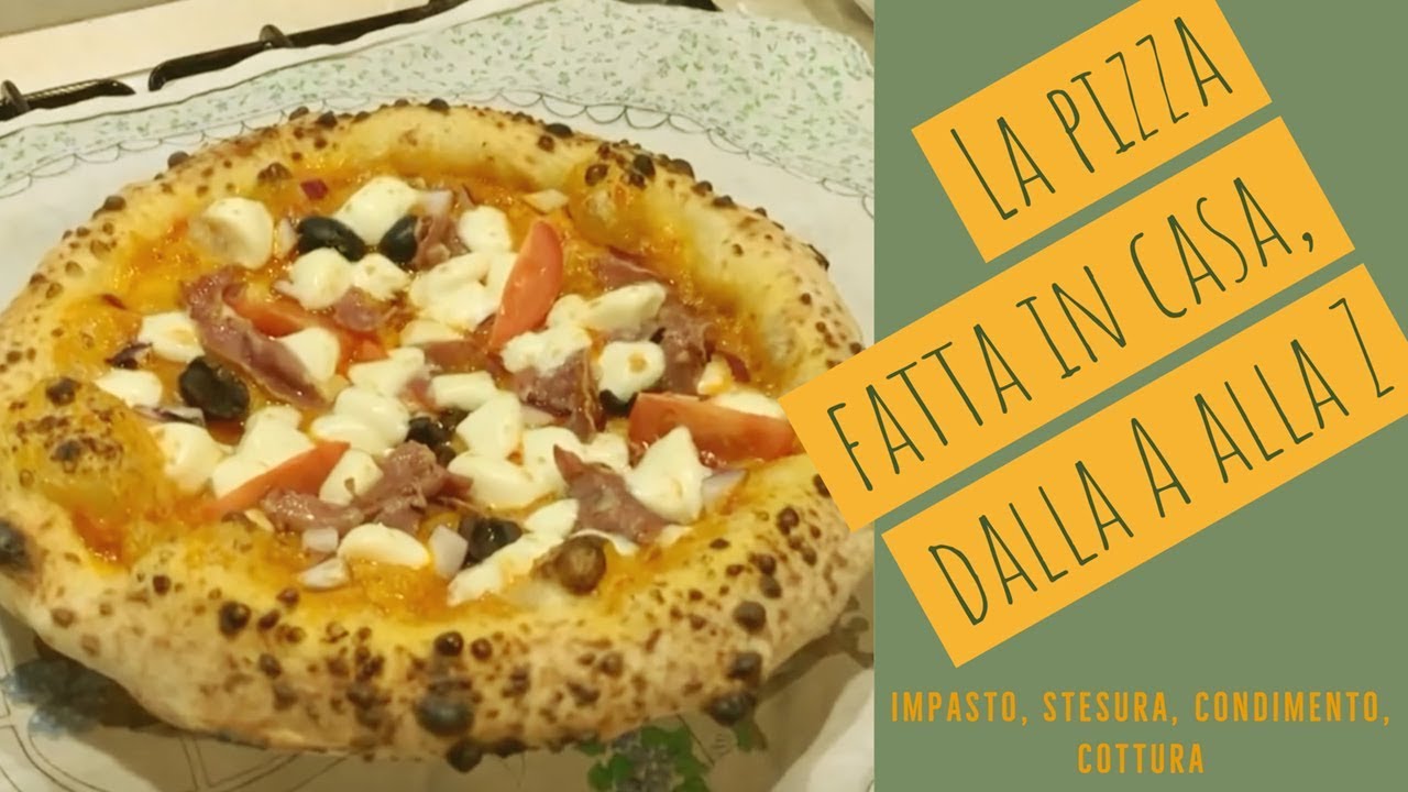 La pizza fatta in casa, dalla A alla Z, cotta nel Pizza Party Ardore