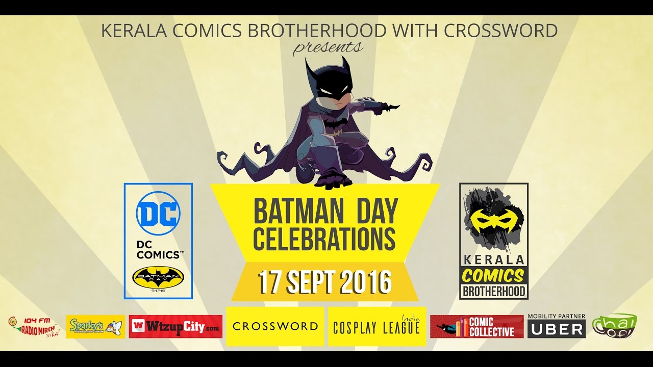 Batman Day Celebrations 2016 Aftervideo | Kerala Comics Brotherhood