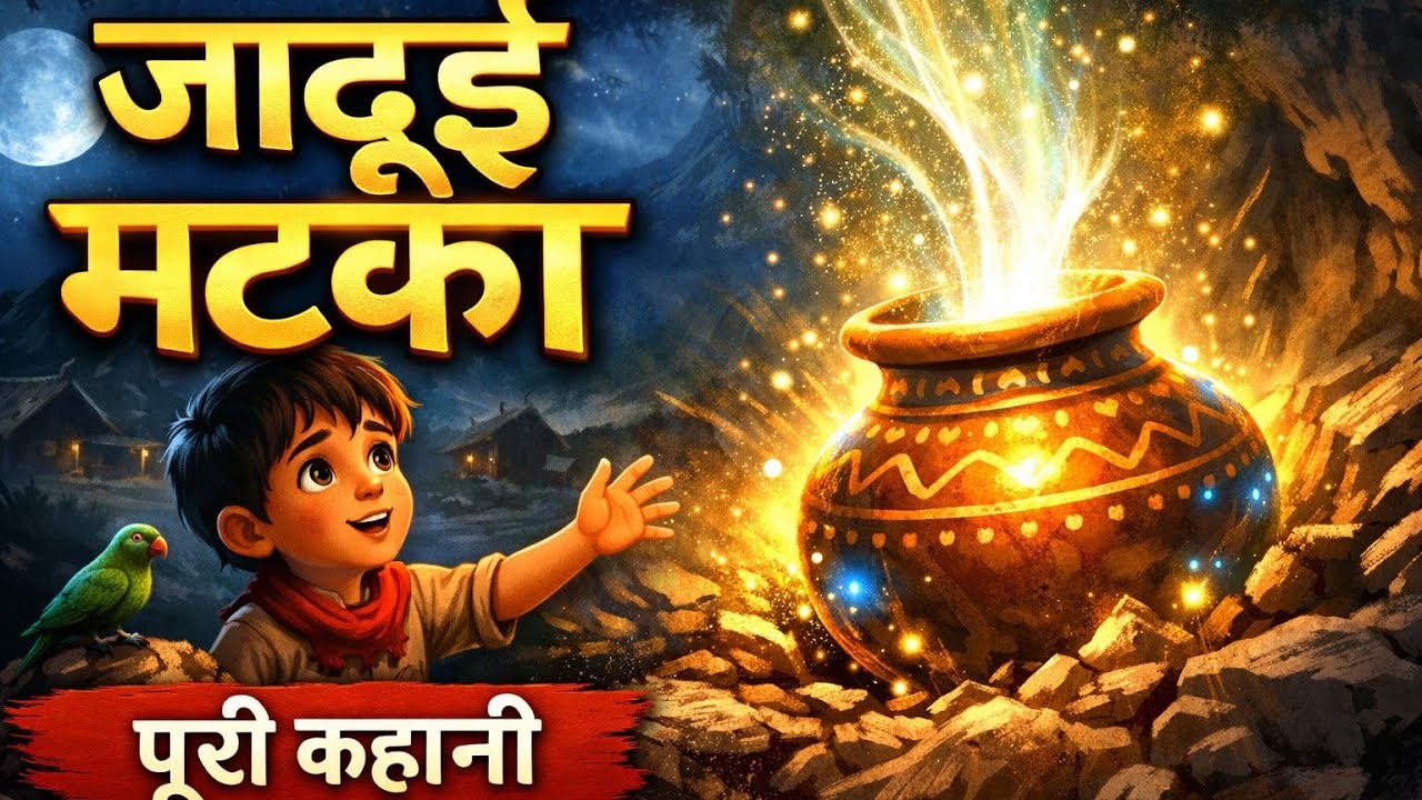 जादुई मटका 😱 | लालच की एक गलती और सब बदल गया | Hindi Moral Story @Trishakidsstory 