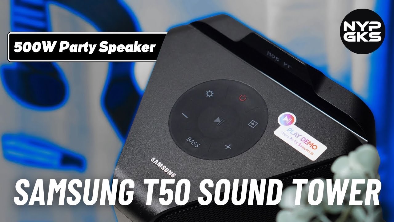 Samsung T50 Sound Tower: Affordable Party Speaker