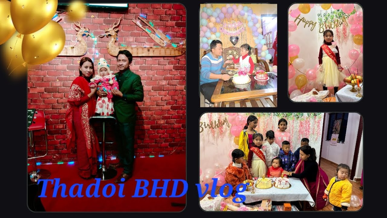 Thadoi Birthday vlog// 🎂 🥳 🎉 16 January //anouba chahige ahanba video  @thadoileima2020