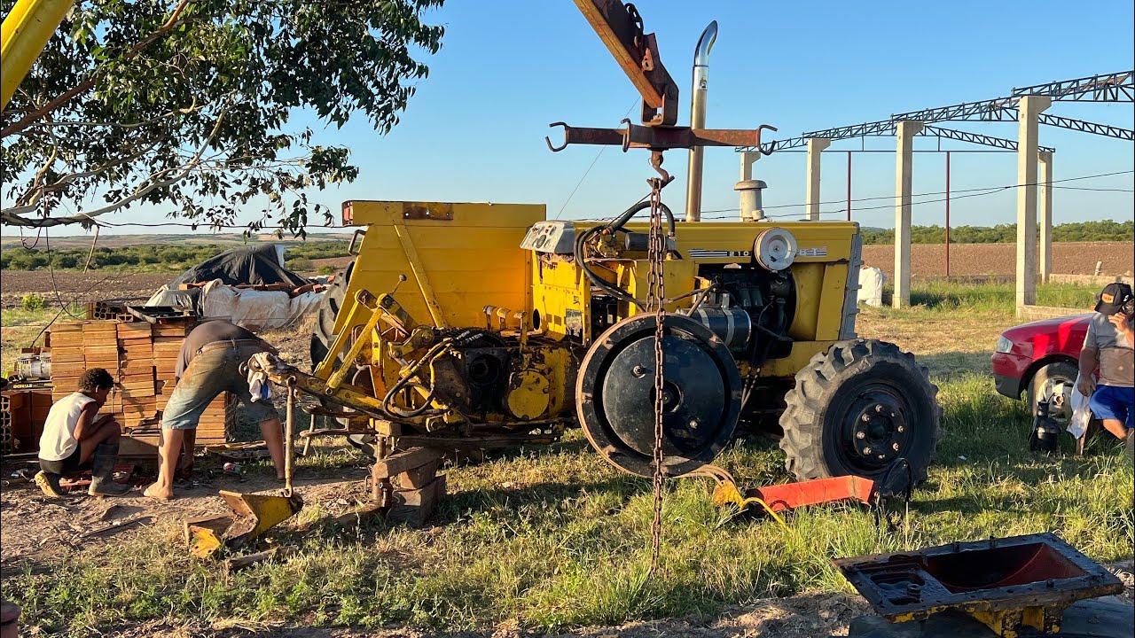 Quebrei o cbt no meio/ finalizando o segundo corte de aradoura, cbt 2105 turbo e baldan 20x24