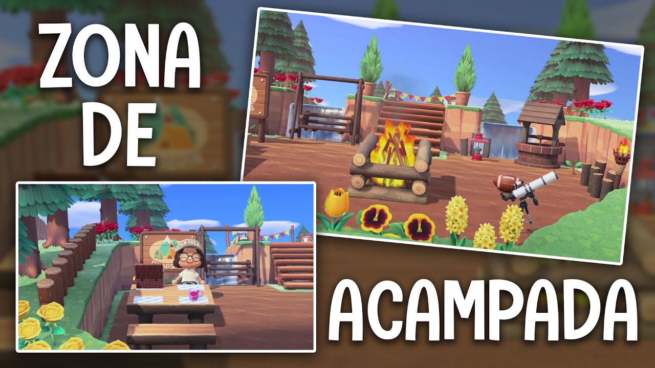 &iexcl;DECORANDO MI ZONA DE ACAMPADA! || Animal Crossing New Horizons