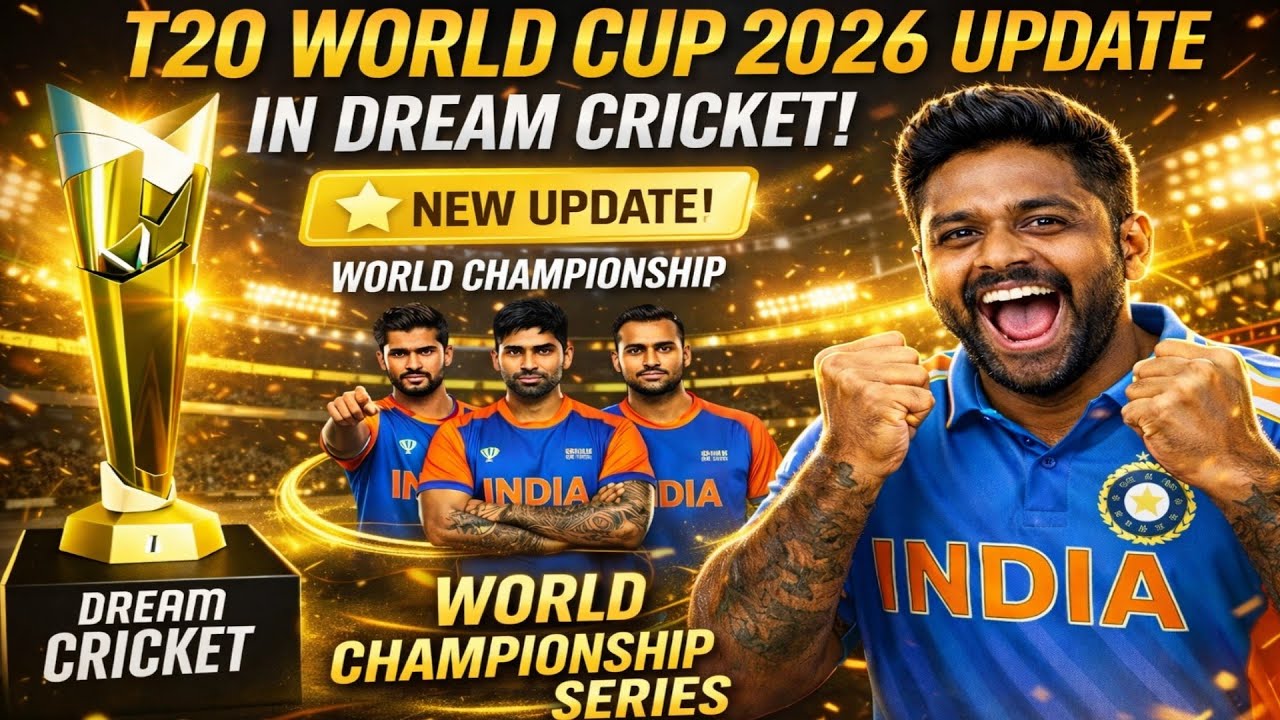 Dream Cricket Me World Cup Update Aagya Bhai 😍