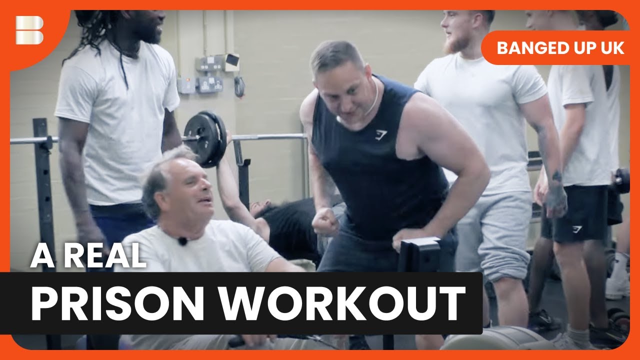 Struggling to Keep Up in Prison Gym | Banged Up UK | Reality TV