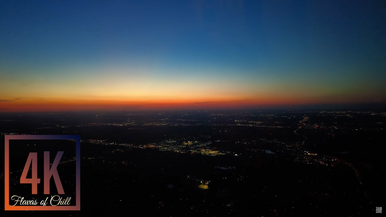 COMPLETE Sunset Airport & Flight Ambience | Nashville International (BNA) | Takeoff & Landing | 4K