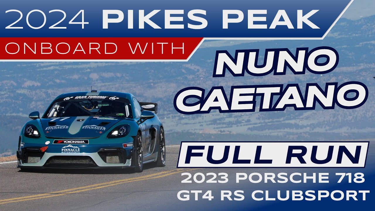 Nuno Caetano Sets Incredible Time in New GT4 Division | Pikes Peak Race Day Onboard 2024
