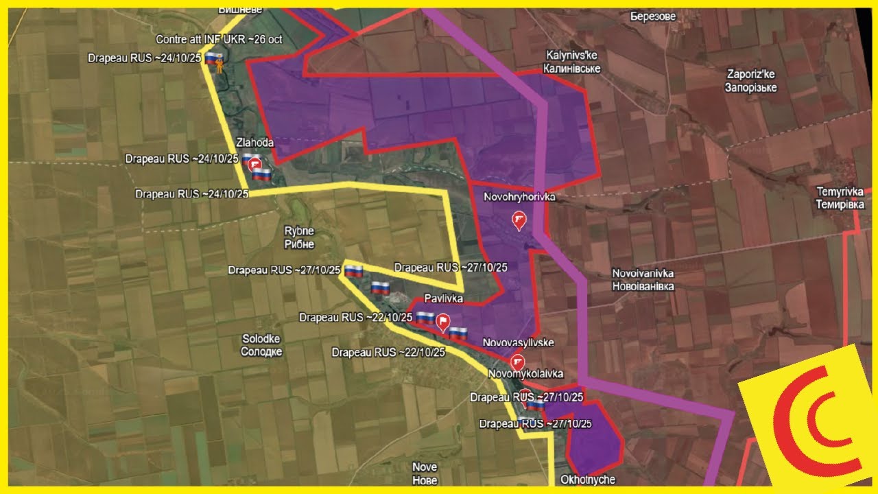 Conflit Ukraine : comparatif LdF - octobre 2025
