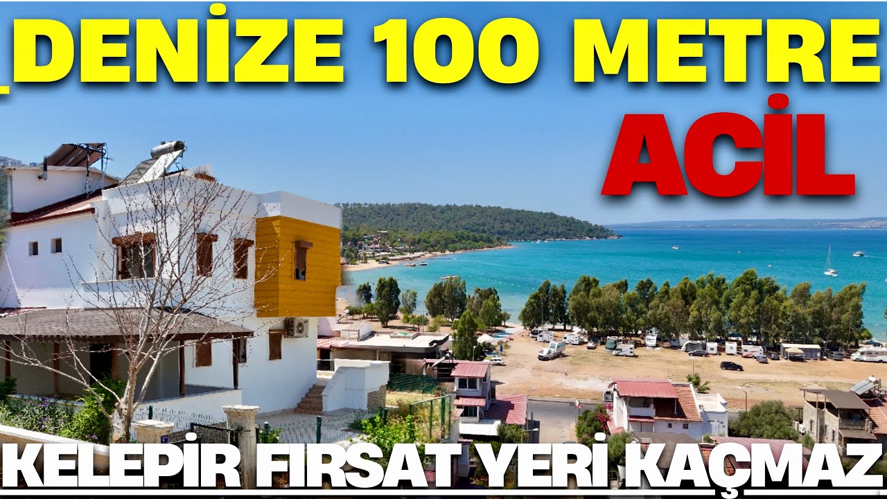 ❗️SATILDI❗️8,500,000 TL KELEPİR FIRSAT VİLLA Deniz Ayağınızın Dibinde! Didim Akbük’te 3+1 Villa 