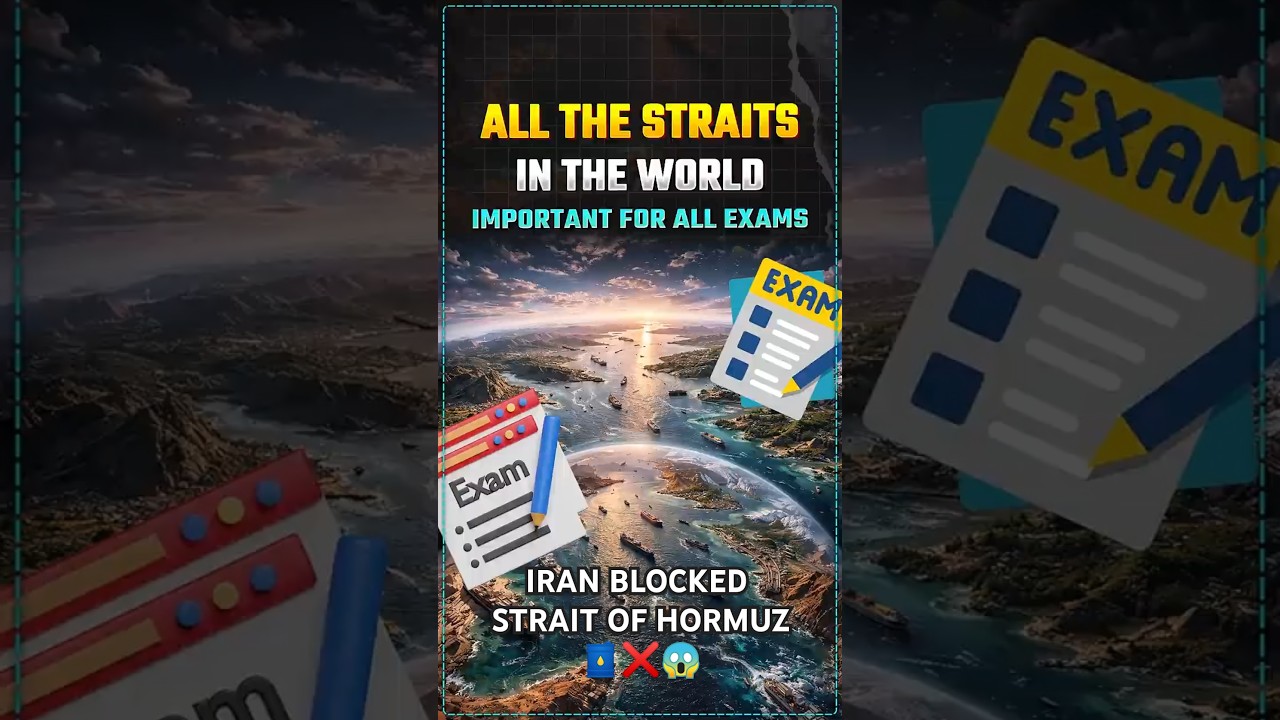 ALL STRAITS IN THE WORLD #hormuz
