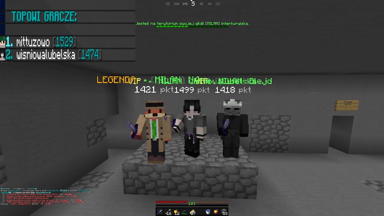 WATERMC.EU | NAJLEPSZY START EDYCJI | MASA KRETOW | KLEPY PRZY SPAWNIE | TOP 2 | STATY 55/0 | INTER