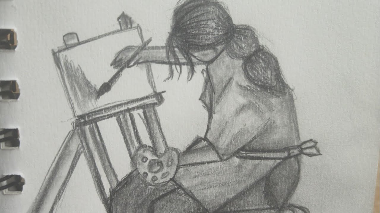 @art_with_namrata Drawing a girl #art #drawingstyles #drawing #viral #automobile #youtube #artist 