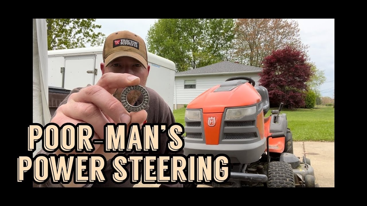 $6 And 10 Minutes Will Give Your Riding Mower 1 Finger Steering