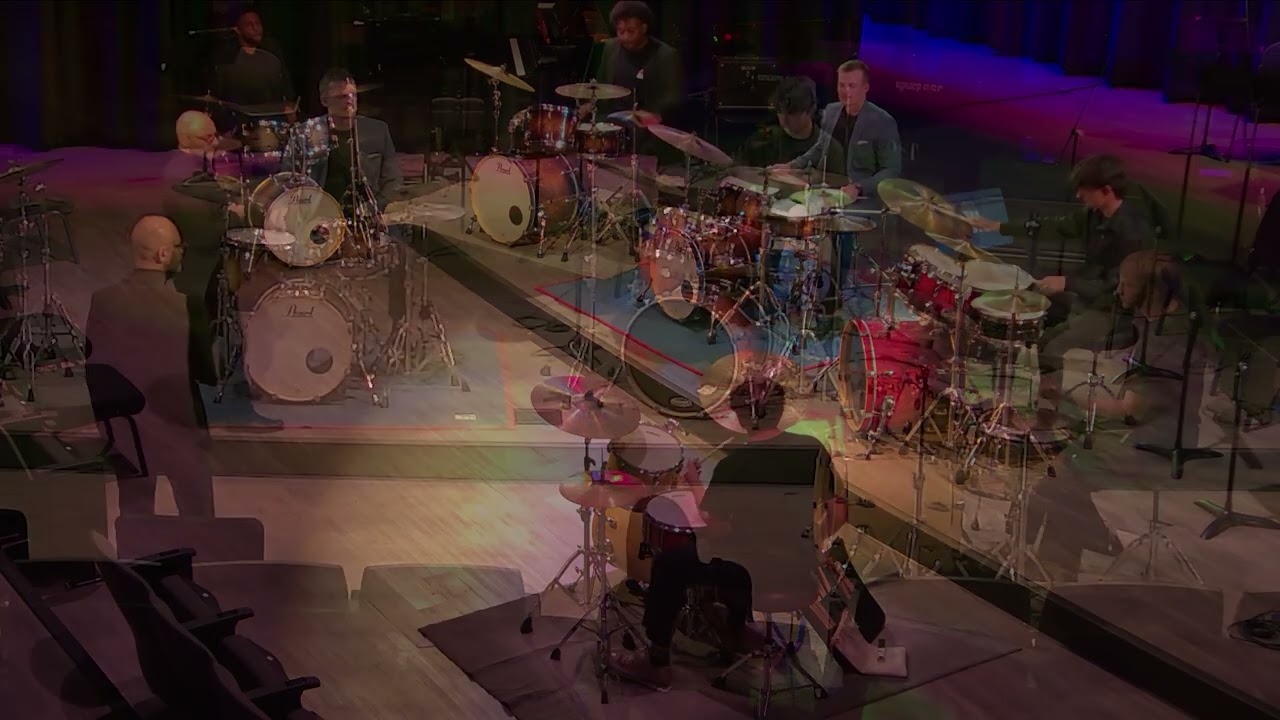 Jax State Drumset Ensemble, with guest Dr. Andy Wheelock, Sing Sing Sing