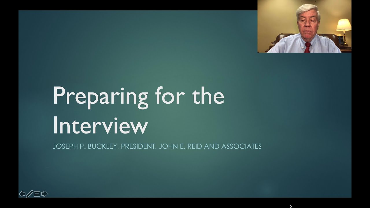 Preparing for the Interview