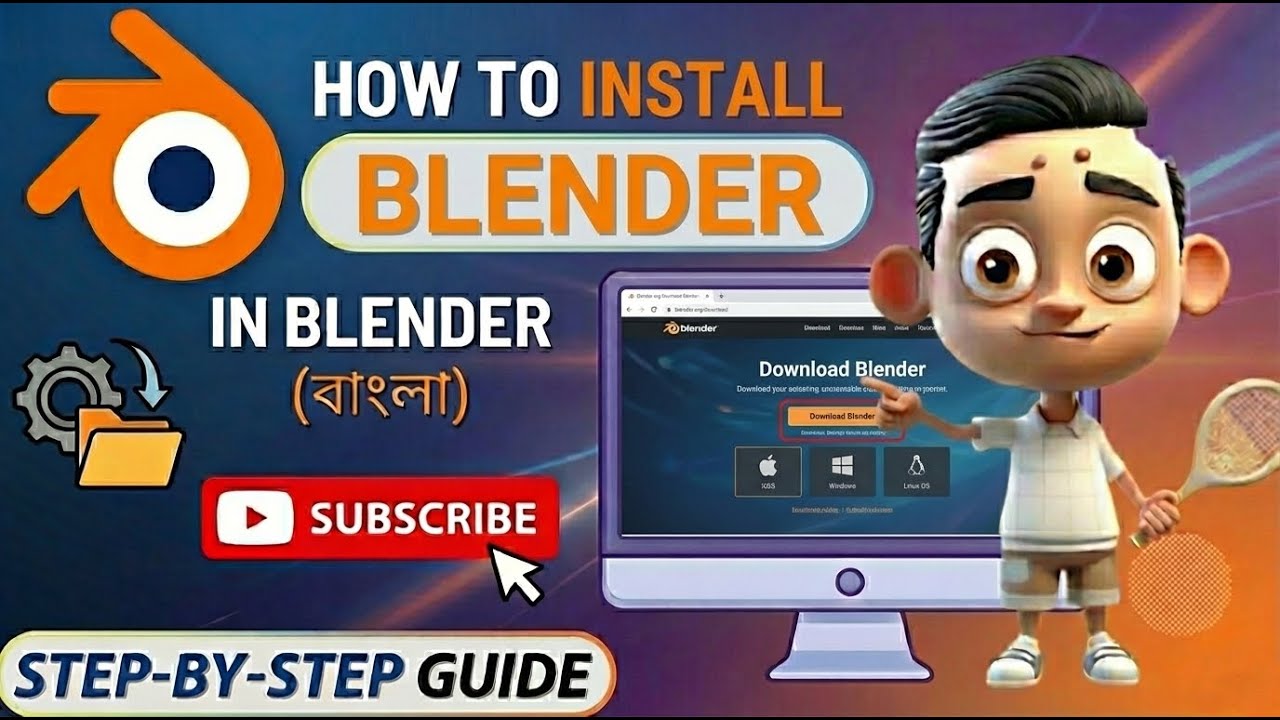 How to Download and Install Blender for Free | Blender Installation Step-by-Step Guide for Beginners