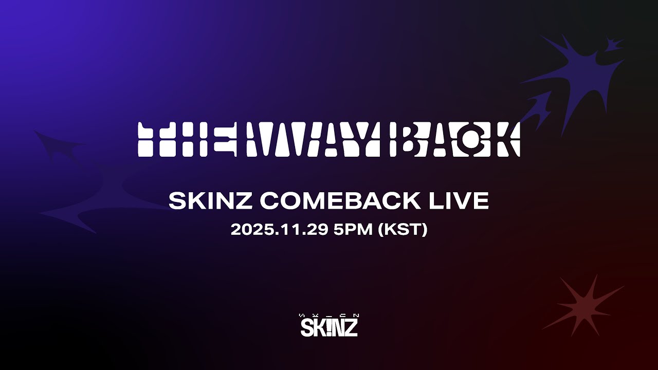 [EN/JP] SKINZ (스킨즈) The 2nd Digital Single 돌아오는 길 (The Way Back) COMEBACK LIVE