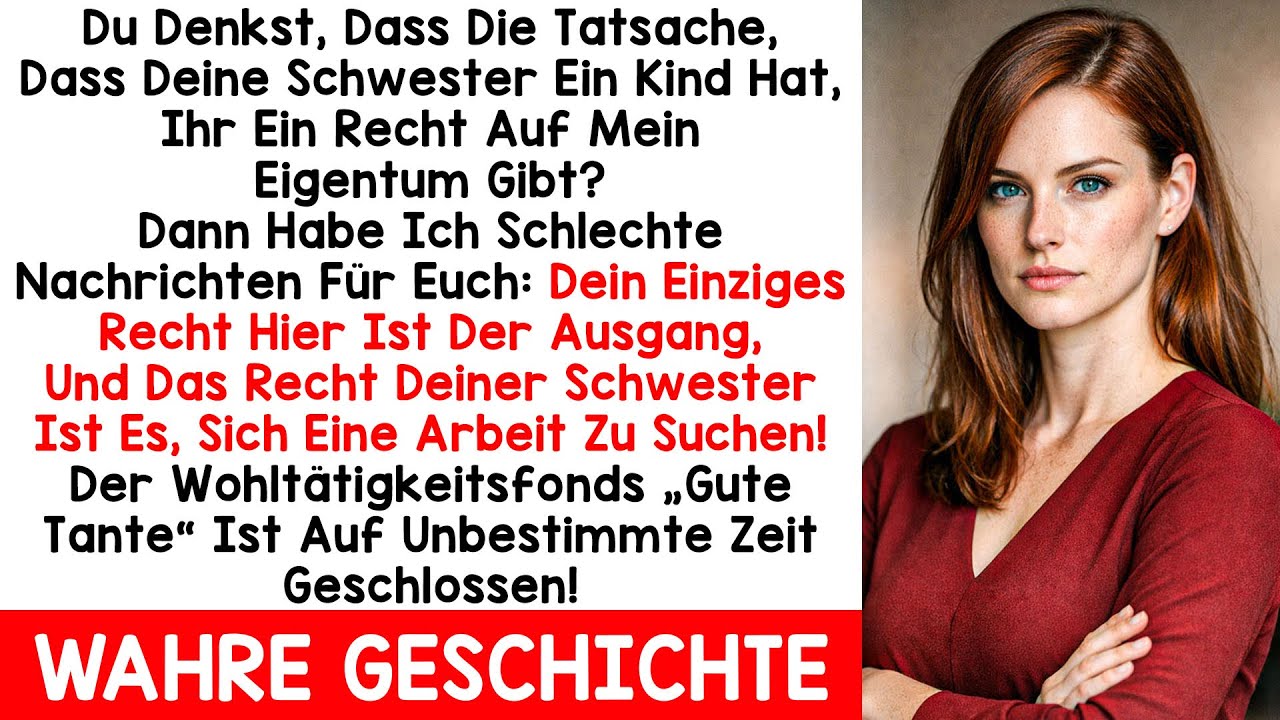 Gibt das Kind meiner Schwester ihr ein Recht auf mein Vermögen Eine wahre Lebensgeschichte