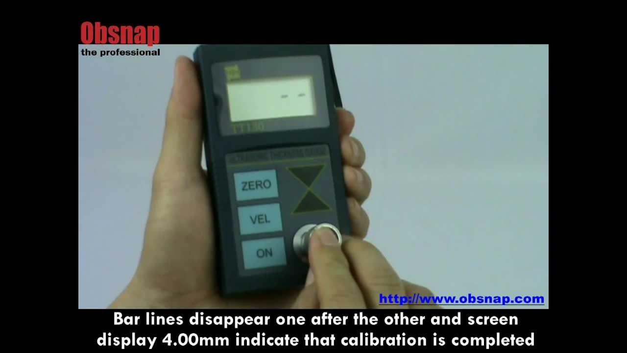 Ultrasonic Thickness Gauge TT 130 and TT 100 at Obsnap Instruments