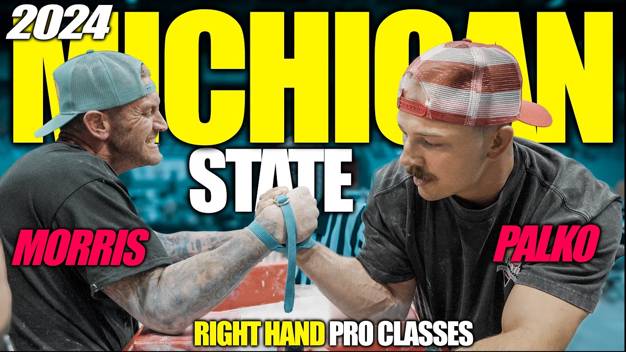 2024 Michigan State Armwrestling Championships - Right Hand Pro Classes