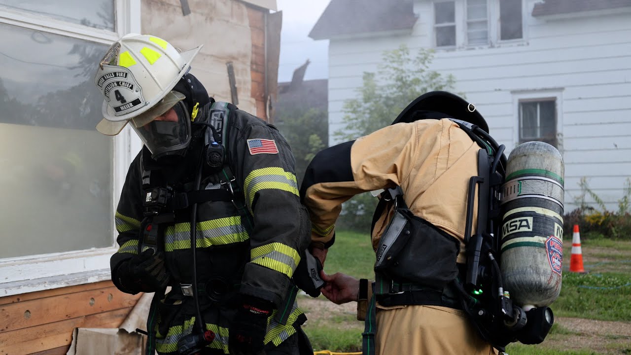 Monday night trainings with the River Falls Fire Department