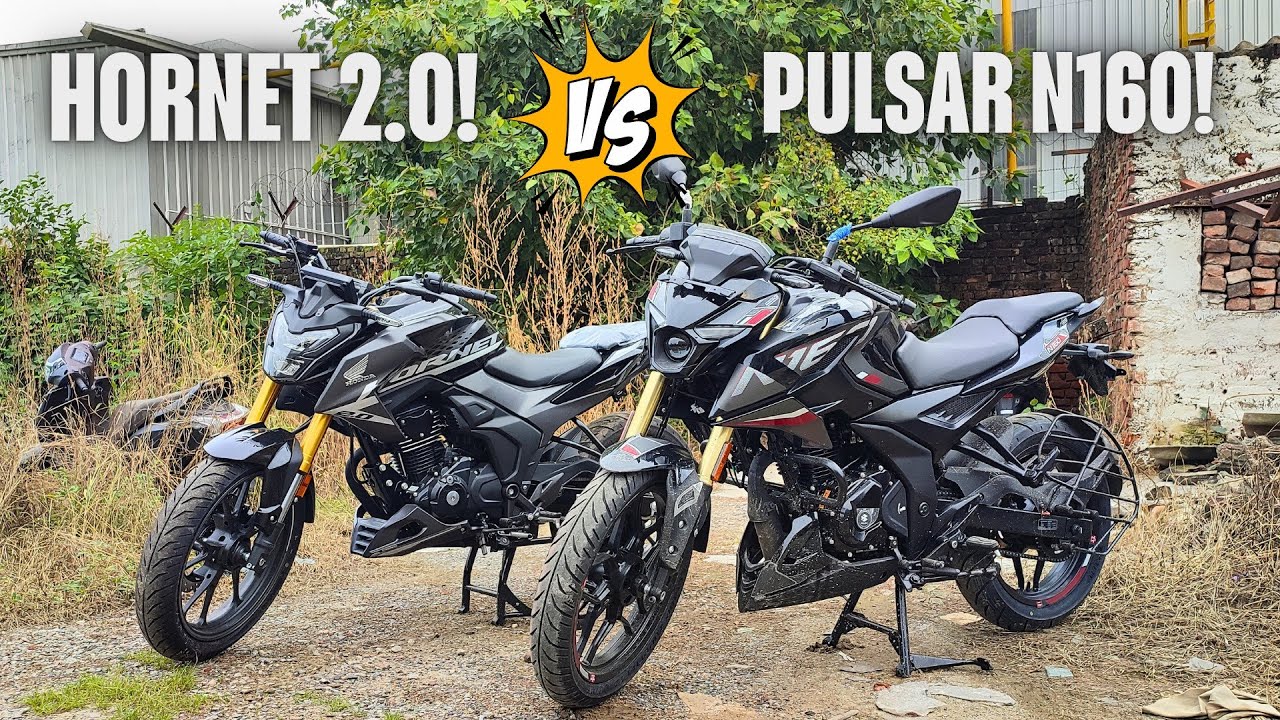 2025 Honda Hornet 2.0 Vs Bajaj Pulsar N160, On Road Price? Features Changes, Exhaust Sound? 