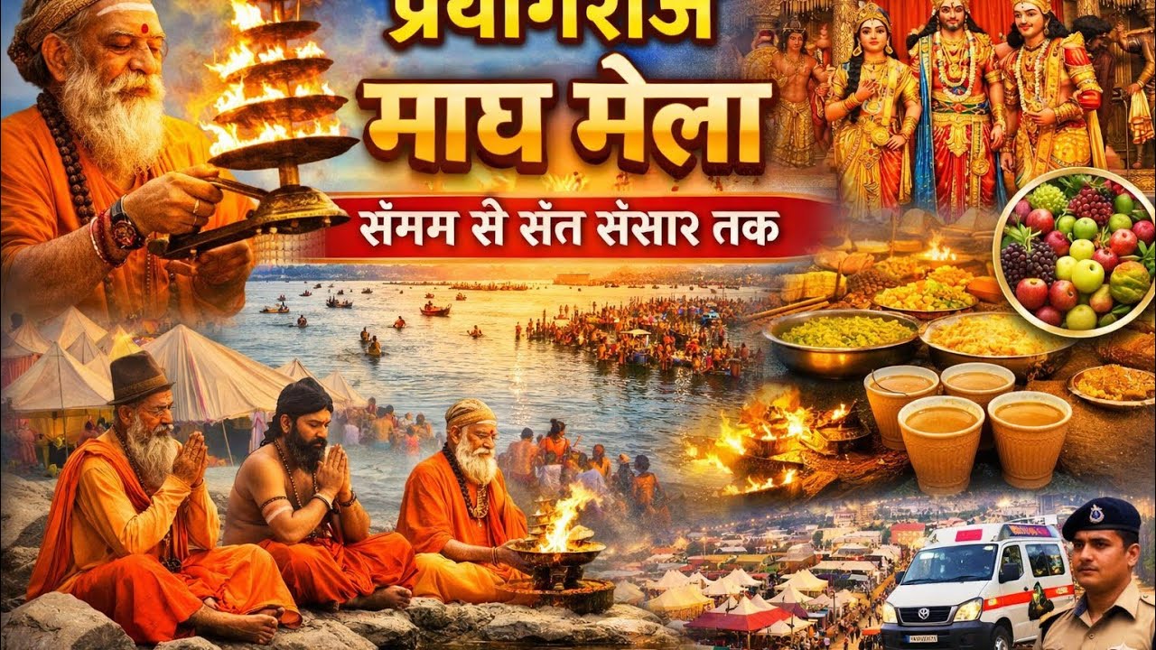 संगम की धरती पर संतों का संसार 😍 | Prayagraj Magh Mela 2026 Complete Tour