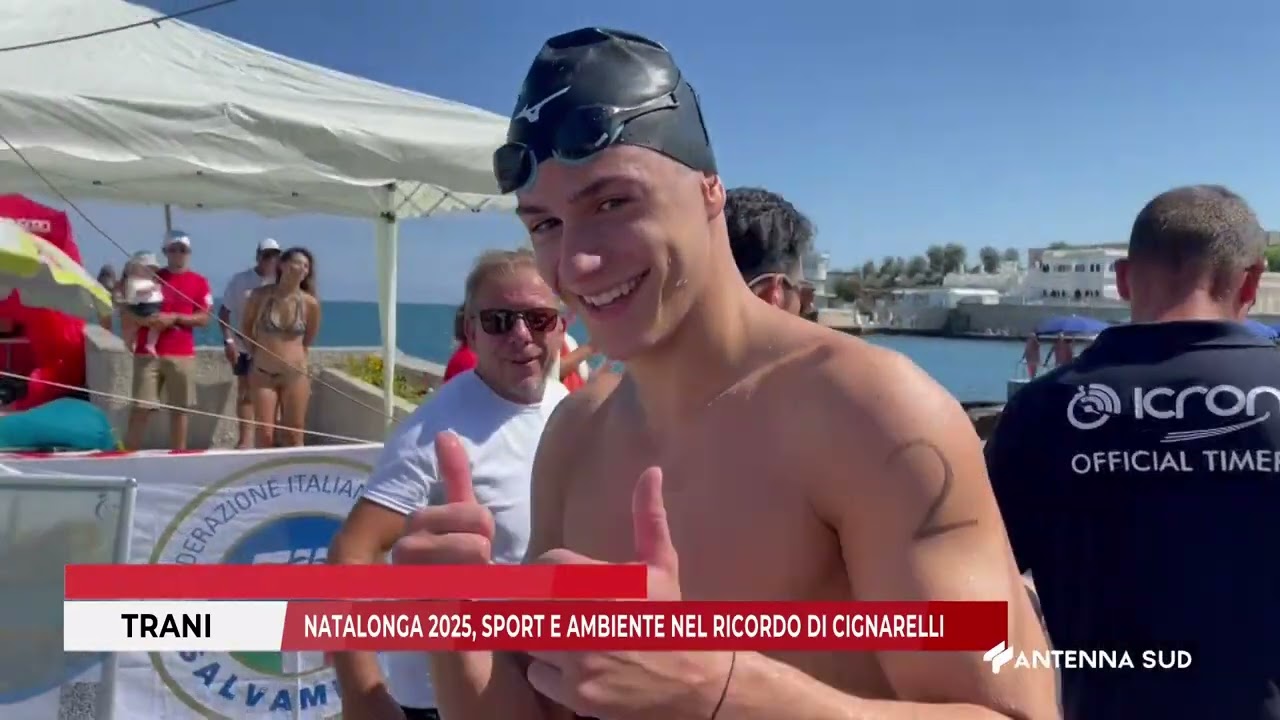 24 AGOSTO 2025   TRANI   NATALONGA 2025, SPORT E AMBIENTE NEL RICORDO DI CIGNARELLI