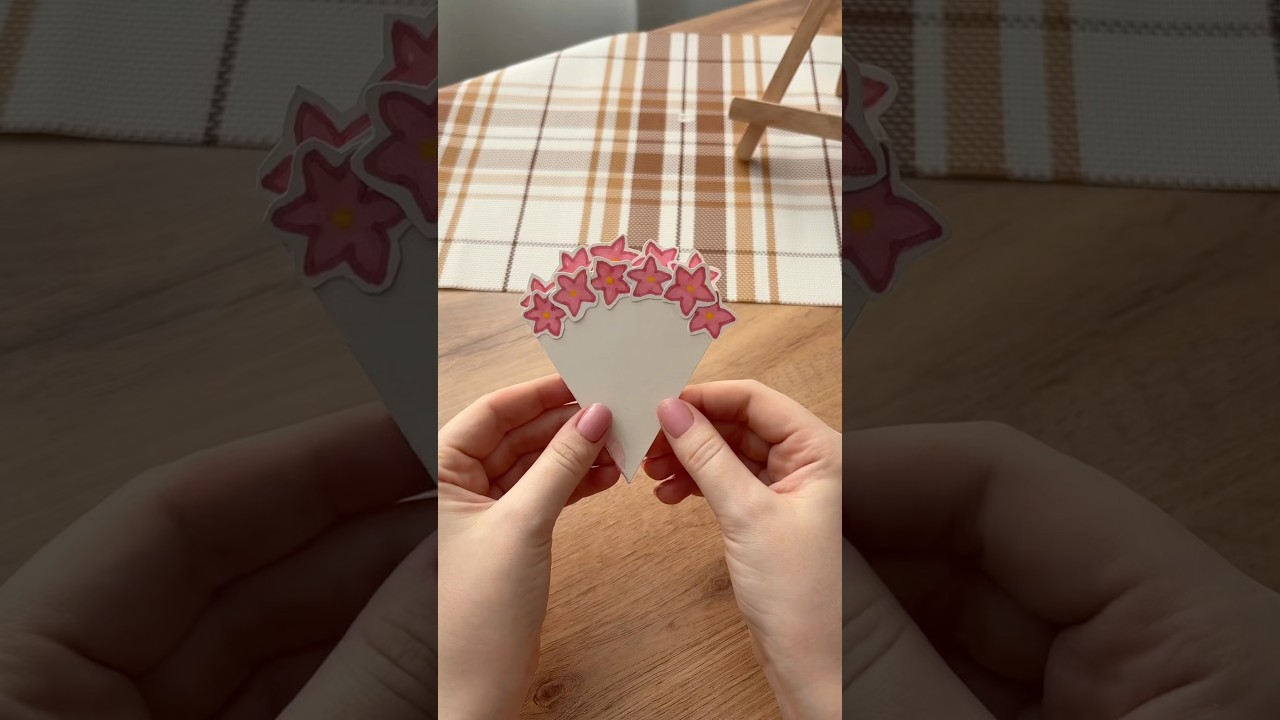 Postcard bouquet on March 8! (tutorial)💐