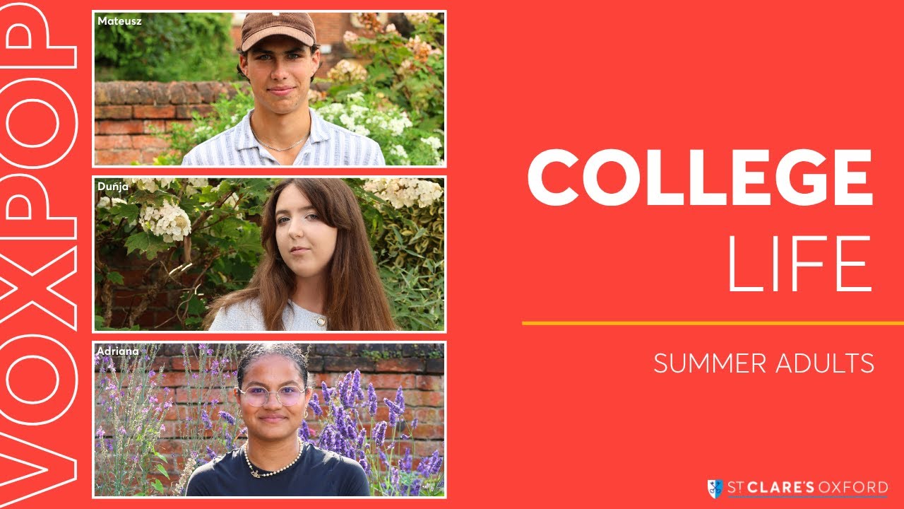 Подборка VOXPOP: College Life (Summer Adults) - Dunja, Mateusz, Adriana