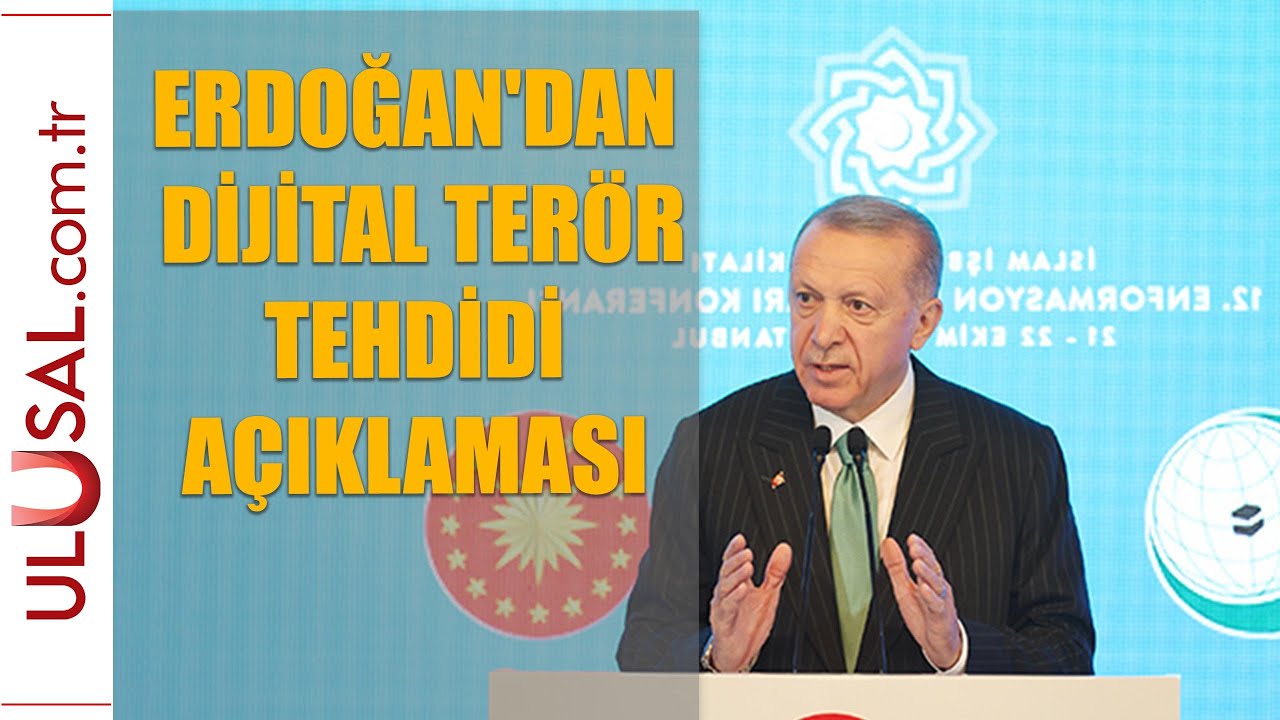Erdoğan'dan dijital ter&ouml;r tehdidi a&ccedil;ıklaması