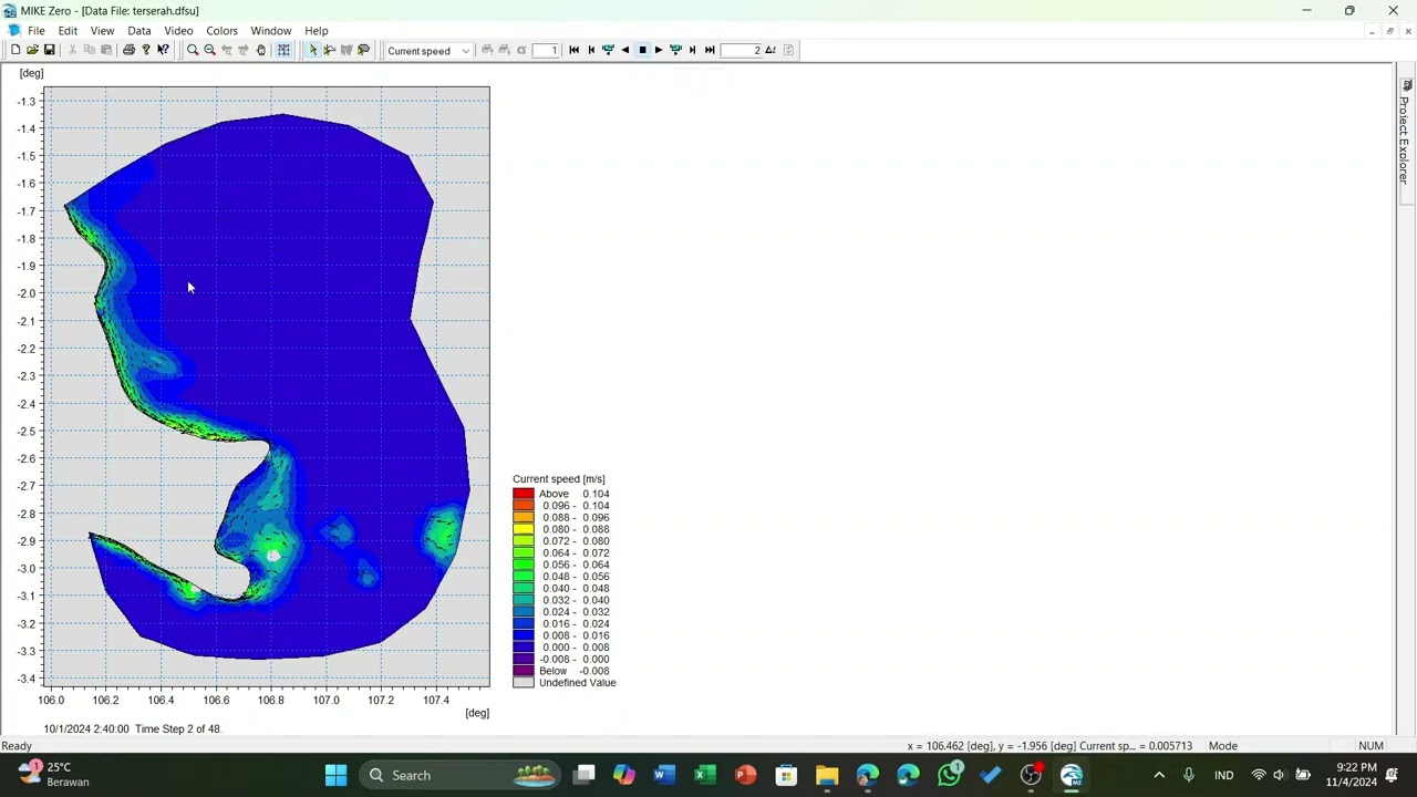 Tutorial Running Flow Model FM Mike 21 menggunakan MIKE ZERO (Model Arah dan Kecepatan Angin)