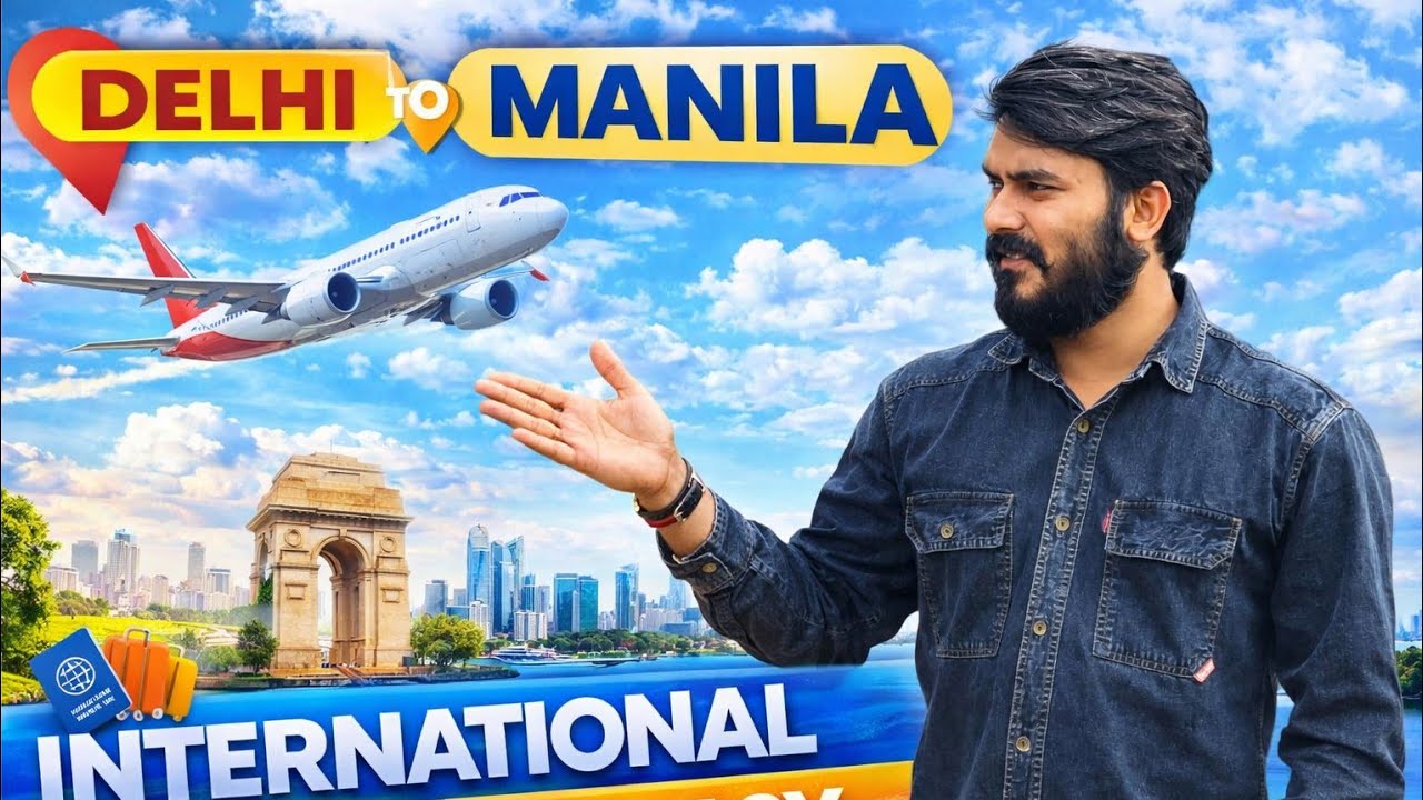 "Delhi to Philippines: Full Vlog | Visa, Immigration, Flights, Food & Hidden Gems!" 