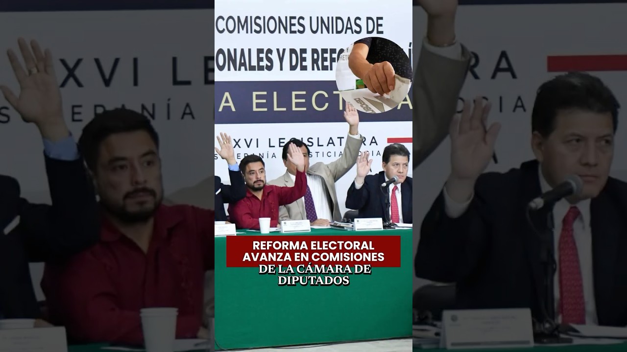 Reforma electoral avanza en comisiones de la C&aacute;mara de Diputados